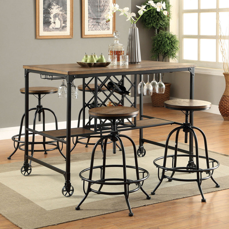 Williston Taft Swivel 24'' Counter Stool & Reviews Wayfair